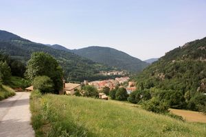 Blick auf Ribes de Freser Blick auf Ribes de Freser
